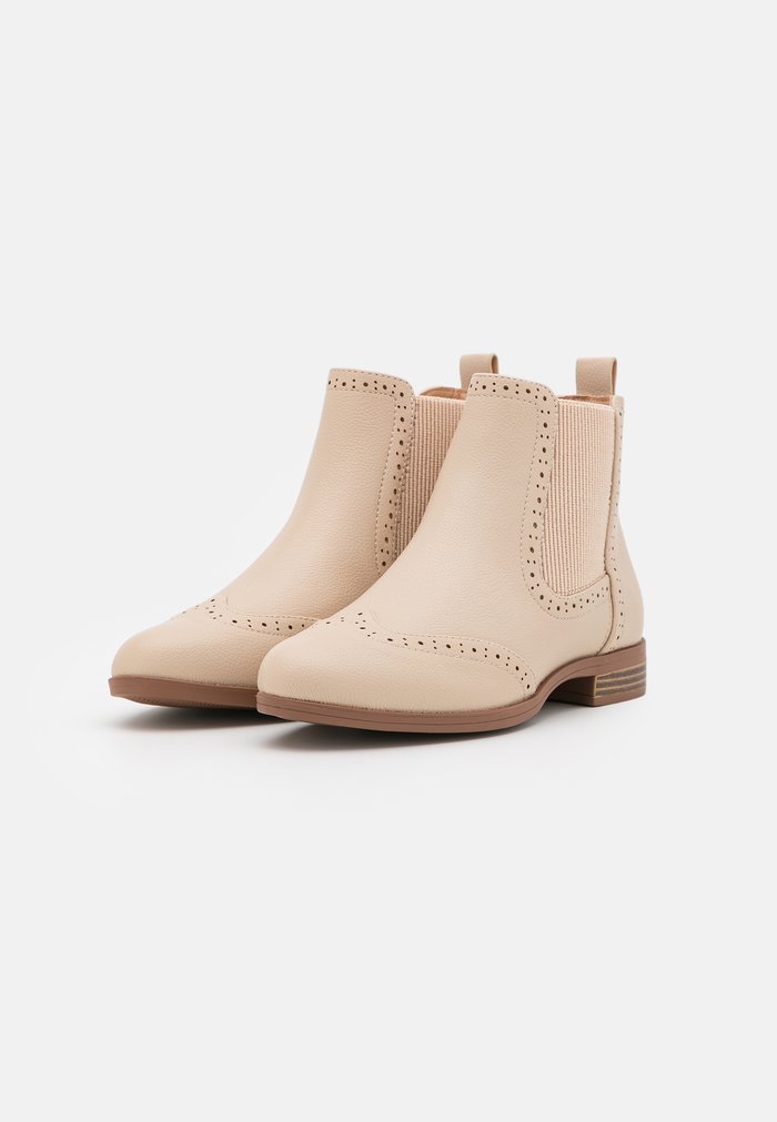 Bottines Anna Field Plates Slip on Beige Femme | ULS-7270797